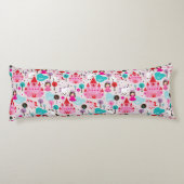 子供の王女の城およびユニコーン ボディピロー (裏面)