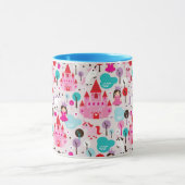 子供の王女の城およびユニコーン マグカップ (中央)