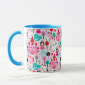 子供の王女の城およびユニコーン マグカップ (左)