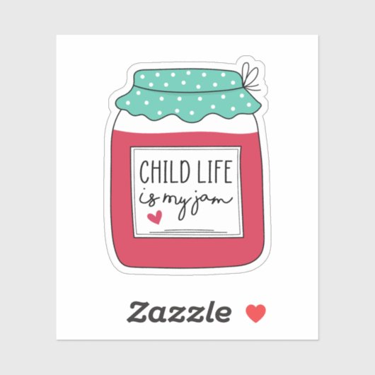 子供の生活は私のジャム、子供の生活の専門家のギフトである シール (シート)
