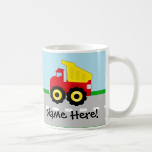 子供の男の子の建築Dumptruck コーヒーマグカップ