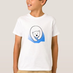子供の白くまのTシャツ/Tシャツ/ワイシャツ Tシャツ