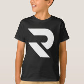子供の白黒RumaTubeのTシャツ Tシャツ (正面)