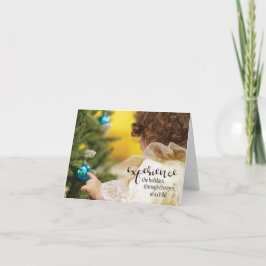 子供の目を通して見て休日を経験して下さい カード