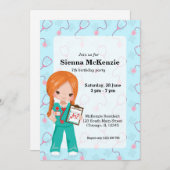 子供の看護師 招待状 (正面/裏面)