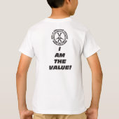 子供の私は人間のTシャツです Tシャツ (裏面)