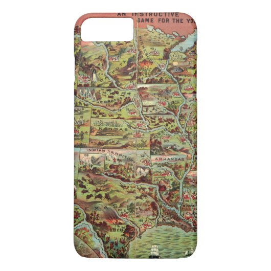 子供の米国の地図 Case-Mate iPhoneケース (裏面)