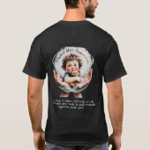 子供の純真を守ろう – 子供虐待防止シャツ Tシャツ (裏面)