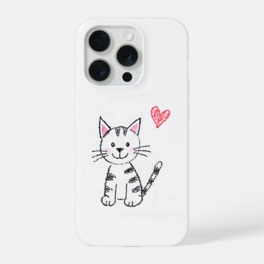 子供の絵をアップロードしてお子様の作品を iPhoneケース (裏面)