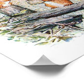 子供の絵本のイラスト ポスター (角)