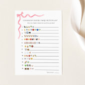 子供の絵本絵文字ピクチャリーディクショナリーシャワーゲーム 招待状