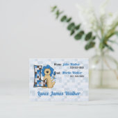 子供の緊急情報カードレターL コーリングカード (スタンド正面)