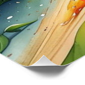 子供の肯定： "私は私の努力最高のして、決して与え上げない" ポスター (コーナー)