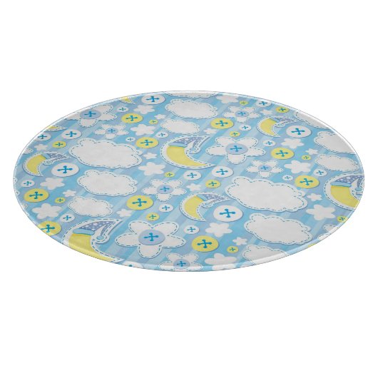 子供の背景 カッティングボード (角)