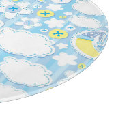 子供の背景 カッティングボード (角)