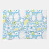 子供の背景 キッチンタオル (横)