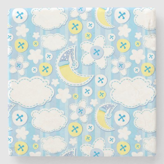 子供の背景 ストーンコースター (正面)