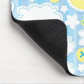 子供の背景 マウスパッド (コーナー)