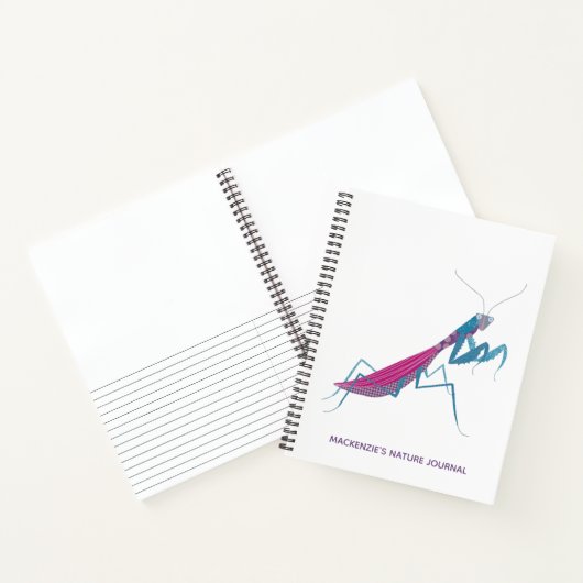 子供の自然日記 虫と昆虫 ノートブック (内部)