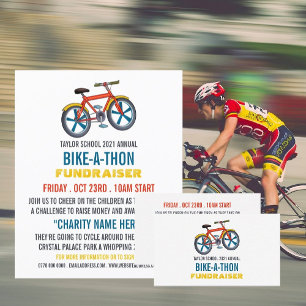 子供の自転車、子供のチャリティー自転車イベント チラシ