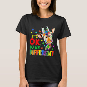 子供の自閉症意識受け入れGiraffeそのOk Tシャツ