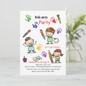 子供の芸術の招待状 招待状 (スタンド正面)