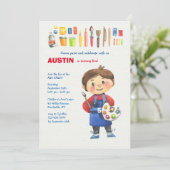 子供の芸術家の招待状 招待状 (スタンド正面)