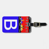 子供の荷物パーソナライズされたタグ動物と車 ラゲッジタグ (正面横)