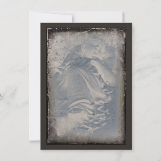 子供の葬儀の発表-愛情のある記憶の… 案内状 (正面)