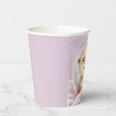 子供の薄紫シーオッターキュート誕生日パーティー 紙コップ (右)