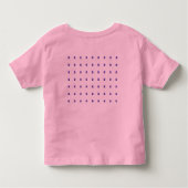 子供の虎トラックアート トドラーTシャツ (裏面)