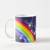 子供の虹海軍はあなたの一流のマグを加えます コーヒーマグカップ (左)