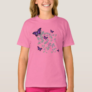 子供の蝶Tシャツ Tシャツ