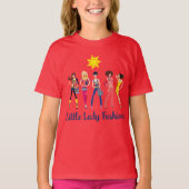 子供の表現コレクション: 女の子 Tシャツ (正面)
