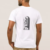 子供の解剖学的骨格の前後 Tシャツ (裏面)