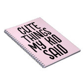 子供の言ったかわいいことノート ノートブック (右側)