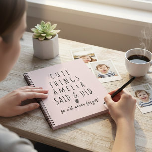 子供の言葉で綴るユーモアあふれる幼少期の思い出名言集 ノートブック