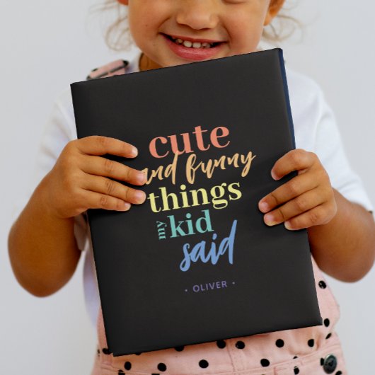 子供の言葉を記録する特別なノートブック ノートブック