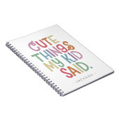 子供の言葉コレクション ノートブック (右側)