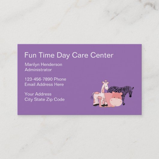 子供の託児所の名刺 名刺 (正面)