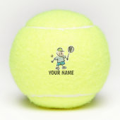 子供の誕生会のためのカスタムで黄色いテニス・ボール テニスボール (正面)