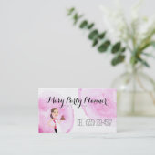 子供の誕生会のプランナーの名刺 名刺 (スタンド正面)