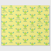 子供の誕生日おもしろいピックボール ラッピングペーパー (フラット)