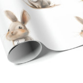 子供の誕生日かわいいウサギ ラッピングペーパー (ロールコーナー)