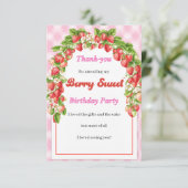 子供の誕生日にお菓子をありがとうカード サンキューカード (スタンド正面)