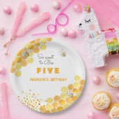 子供の誕生日に「Bee」で甘く ペーパープレート (パーティー)