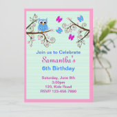 子供の誕生日のパーティの招待状 招待状 (スタンド正面)