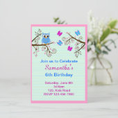 子供の誕生日のパーティの招待状 招待状 (スタンド正面)