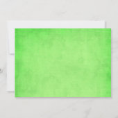 子供の誕生日のパーティーのサンキューカード 招待状 (裏面)