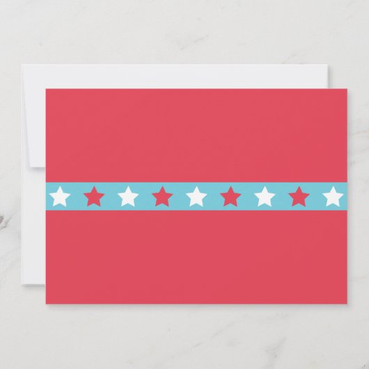 子供の誕生日のパーティー-カーニバルの入場のチケット 招待状 (裏面)